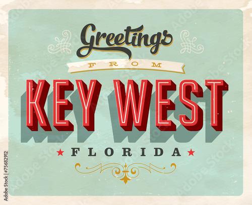 Retro Greetings from Key West