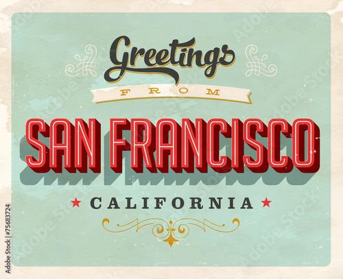 Retro Greetings from San Francisco, Frisco