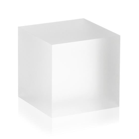 Acrylic block satin (50 x 50 x 50 mm)