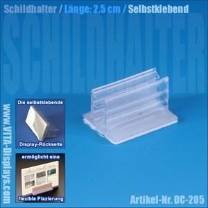 Schildhalter Big-Grip 25x20mm (selbstklebend)