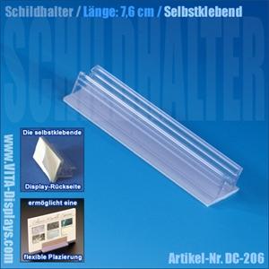 Schildhalter Big-Grip 76x20mm (selbstklebend)