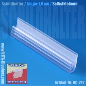 Schildhalter Wand-Grip 76x18mm (selbstklebend)