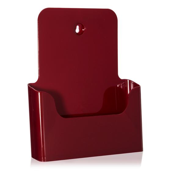 DIN A4 brochure holder / bordeaux