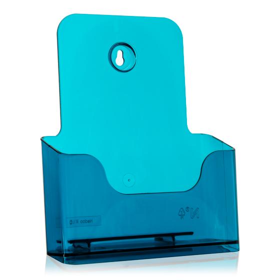 DIN A5 Table Leaflet Holder as Flyer Holder in Cool Pacific Blue