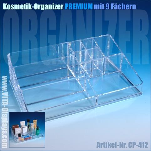 Kosmetik-Organizer PREMIUM (9 Fächer)