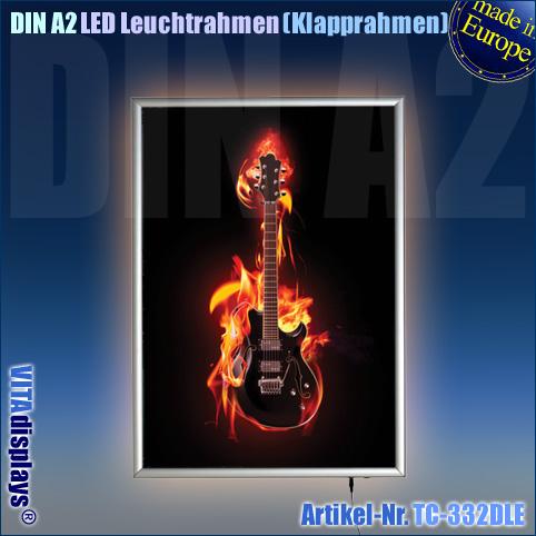 LED Leuchtrahmen SLIM im DIN A2 Format