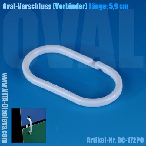 Oval-Verschluss (Verbinder) Länge: 59mm