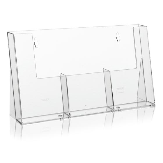 DL 1/3 A4 brochure rack / 3 trays