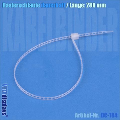 Rasterschlaufe dauerhaft / Länge: 280 mm