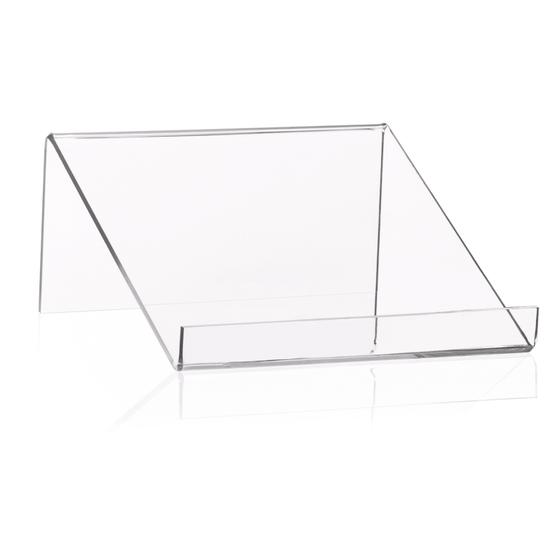 Buchständer / Buchstütze aus PLEXIGLAS® (100x100x45mm)