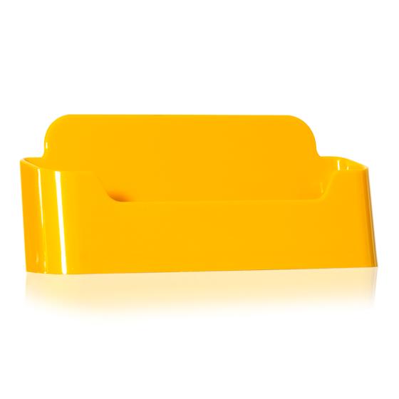 Business card holder DIN A7 landscape format yellow