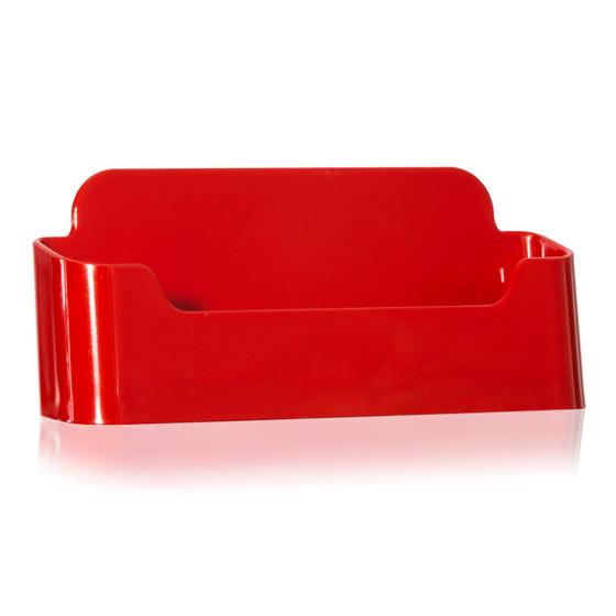 Business Card Holder / Business Card Stand in red