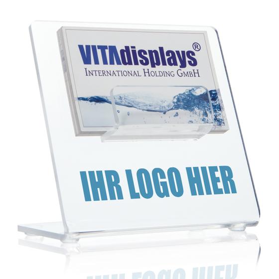 Visitenkarten-Presenter aus PLEXIGLAS® inkl. Digitaldruck