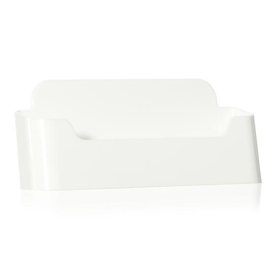 Business card holder DIN A7 landscape white