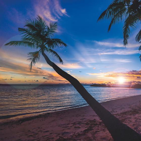 Sommer Feeling Kühlschrankmagnet "Beach I" Pinnwand-Magneten