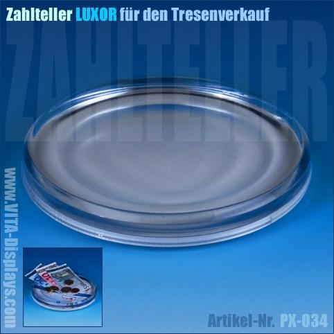 Zahlteller / Zahlschale LUXOR aus Glas