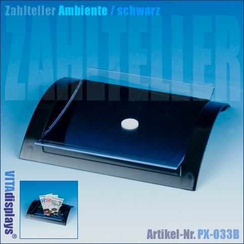 Zahlteller AMBIENTE Schwarz