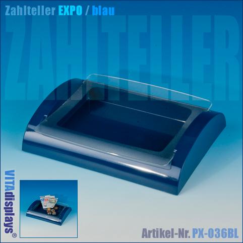 Zahlteller EXPO Blau