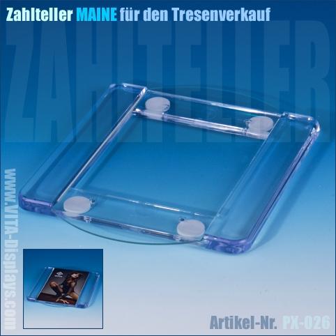 Zahlteller / Cashtray MAINE aus Acryl